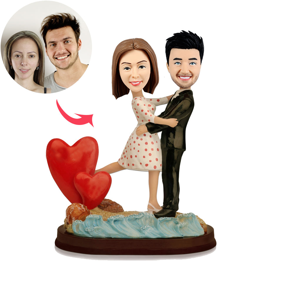 Romantic Couple Bobblehead - Lovebirds Figurine Keepsake