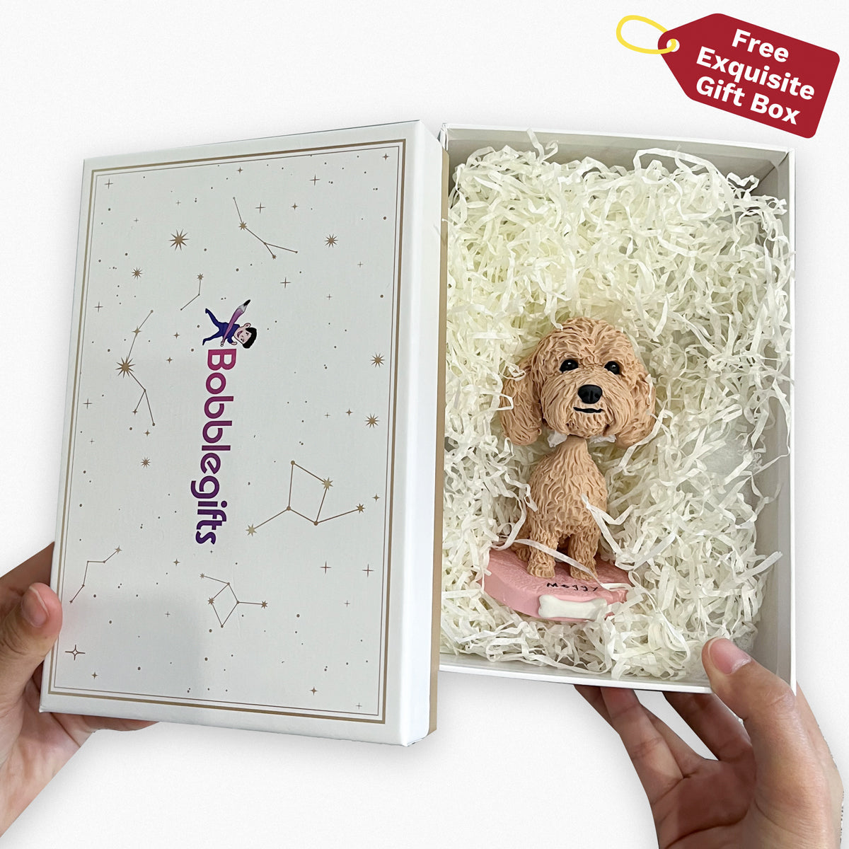 Pet Dog From Photo Bobblehead - Custom Gift Dolls main image 1