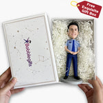 Fully Custom Cop Bobblehead for Male