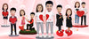 Unique Valentine Gifts - Custom Personlized Bobbleheads