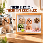 Personalized Pet 3D Figurine Shadow Box
