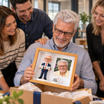 Personalized Retirement 3D Figurine Shadow Box