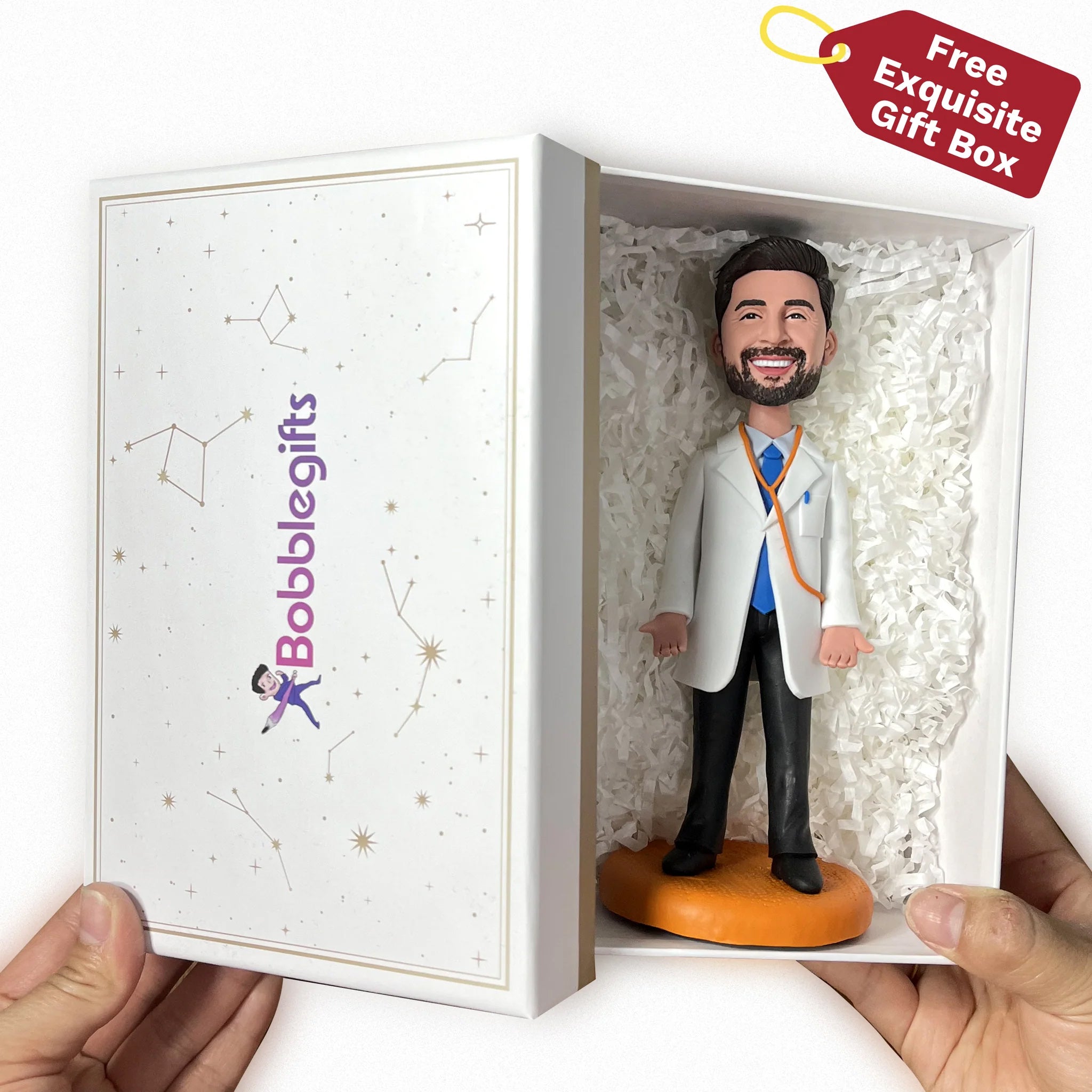 Male Dentisit Personalized Bobblehead Gift