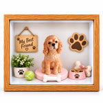 Personalized Pet 3D Figurine Shadow Box