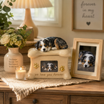 Custom Dog Urn with Personalized Bobblehead