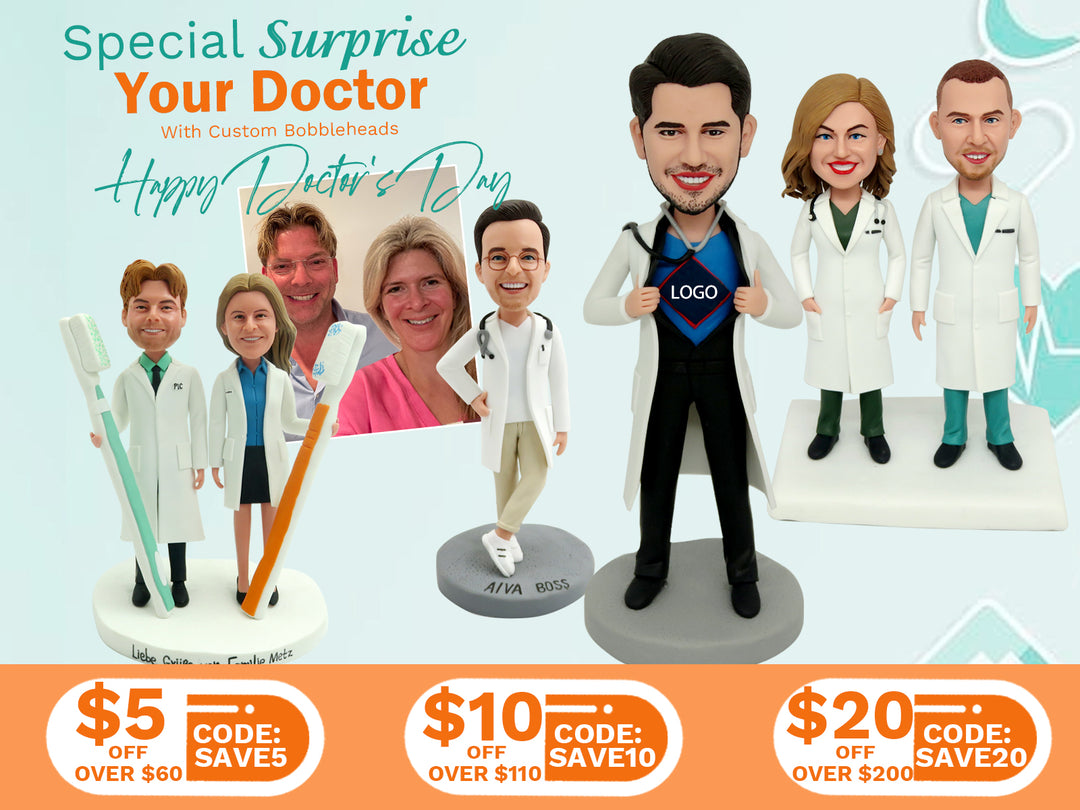 Birthday Gift Doctor Boyfriend Bobblehead - Dolls main image 0
