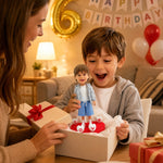 Custom Kid Bobblehead from Photo with Love Heart Base