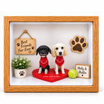 Personalized Pet 3D Figurine Shadow Box