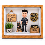 Personalized Pet 3D Figurine Shadow Box