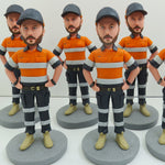 Bulk Custom Construction Worker Bobbleheads(Min 5 PCS)