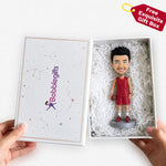 Custom Basketball Bobble Head with Red Jersey