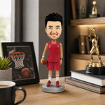 Custom Basketball Bobble Head with Red Jersey