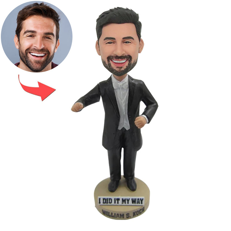 Custom Formal Man Bobble Head