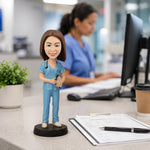 Female Nurse Custom Bobblehead Figures