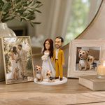 Cake Topper for the Whole Family. Dog Included.