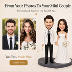 Custom Bobblehead Wedding Couple