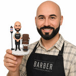 Custom Barber Bobblehead