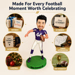 Custom American Football Bobblehead Catch Ball with One Hand