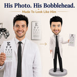 Custom Bobblehead Doctor Test Eyesight