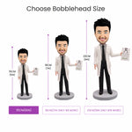 Custom Bobblehead Doctor Test Eyesight