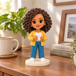 Custom Coworker 3D Printed Figurine from Photo