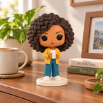 Custom Coworker 3D Printed Figurine from Photo