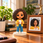 Custom Coworker 3D Printed Figurine from Photo