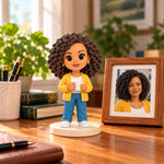 Custom Coworker 3D Printed Figurine from Photo
