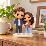 Custom Realistic 3D Printed Couple Figurine from Photos