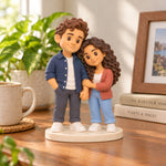 Custom Realistic 3D Printed Couple Figurine from Photos