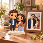 Custom Realistic 3D Printed Couple Figurine from Photos