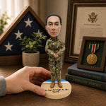 She Served. Now She's Sculpted.