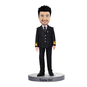 Custom Police Man Bobblehead Doll