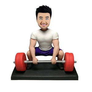Custom Bobblehead Gift for Weightlifters