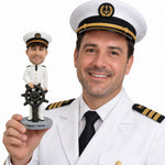 Custom Captain Bobblehead Doll With Rudder