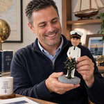 Custom Captain Bobblehead Doll With Rudder