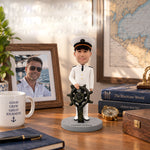 Custom Captain Bobblehead Doll With Rudder
