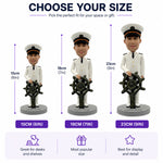 Custom Captain Bobblehead Doll With Rudder
