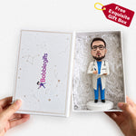 Custom Doctor Bobblehead with Stethoscope