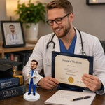 Custom Doctor Bobblehead with Stethoscope