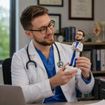 Custom Doctor Bobblehead with Stethoscope