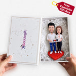 Personalised Valentine Gift Couple Bobblehead