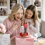Mom and Daughter Custom Bobblehead with Heart