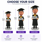Custom Male Graduation Bobblehead Doll