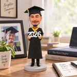 Custom Male Graduation Bobblehead Doll