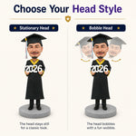 Custom Male Graduation Bobblehead Doll