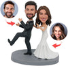 Wedding Couple Custom Bobblehead Duet Dance