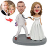 Wedding Cake Topper Get Married Custom Bobblehead