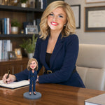 Her Desk. Her Rules. Her Bobblehead.