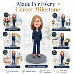 Her Desk. Her Rules. Her Bobblehead.